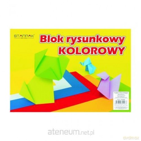 Blok rysunkowy A4/20K kolorowy 20 sztuk