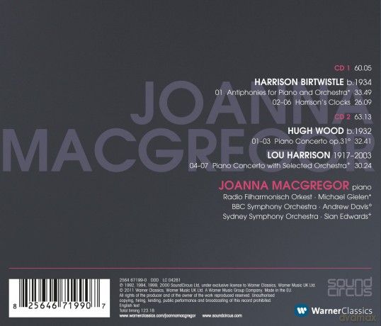 Macgregor Joanna: Joanna Macgregor Plays Birtwis [2CD]