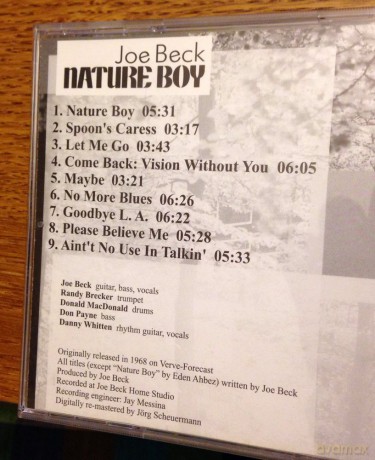 Joe Beck: Joe Beck - Nature Boy (French) [CD]