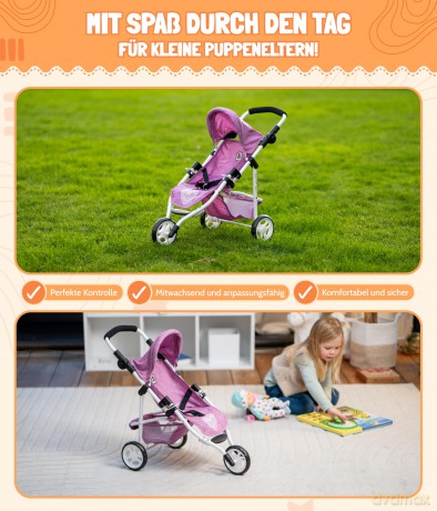 Jogging-Buggy LOLA Konfetti, pink