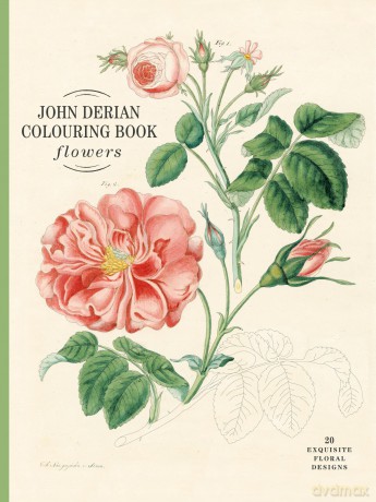 John Derian Colouring Book Flowers [KSIĄŻKA]