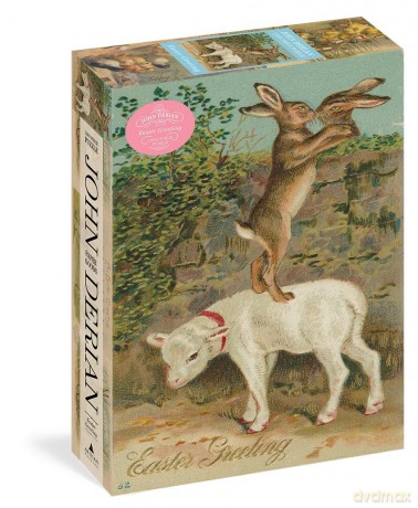 John Derian Paper Goods Easter Greeting 1000Piece Puzzle [KSIĄŻKA]