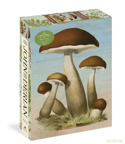 John Derian Paper Goods Mushrooms 1000Piece Puzzle [KSIĄŻKA]