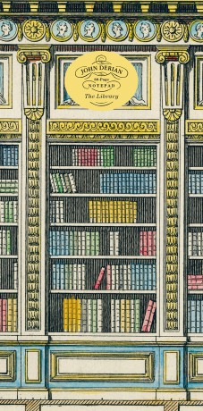 John Derian Paper Goods The Library Notepad [KSIĄŻKA]