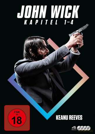 John Wick: Kapitel 1-4 [4DVD]