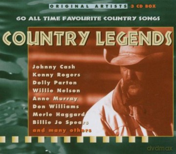 Country Legends: Johnny Cash - Kenny Rogers - Dolly Parton [3CD]