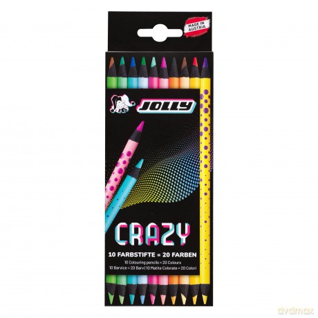Jolly: JOLLY Crazy Buntstifte farbsortiert, 10