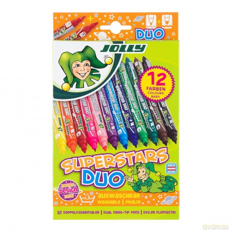 JOLLY Fasermaler Duo, 12er