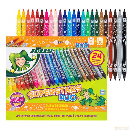 JOLLY Fasermaler Duo, 24er