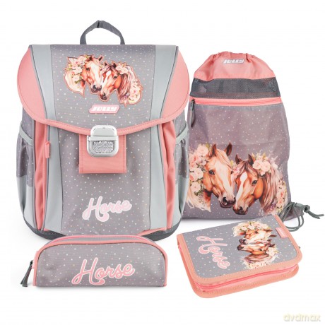 Jolly: JOLLY Schulranzen-Set Classic Horse Kuns