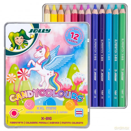 Jolly: JOLLY X-BIG CANDYCOLOURS Buntstifte farb