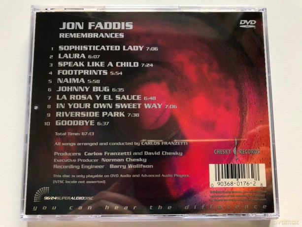 Jon Faddis-Remembrances [DVD]