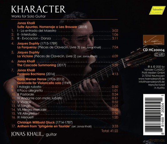 Jonas Khalil-Kharacter: Jonas Khalil-Kharacter [CD]
