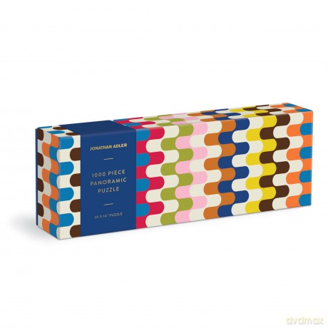 Jonathan Adler Bargello 1000 Piece Panoramic Puzzle [KSIĄŻKA]
