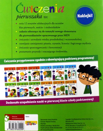 Ćwiczenia pierwszaka - część 3. Język polsk [KSIĄŻKA]