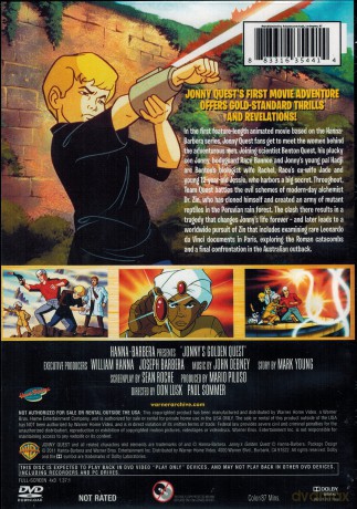 Jonny's Golden Quest [DVD]