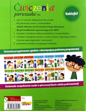 Ćwiczenia pierwszaka - część 3. Przyroda [KSIĄŻKA]