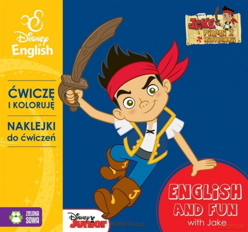 Ćwiczę i koloruję z Jakiem - Disney English [KSIĄŻKA]