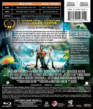 Journey To The Center Of Earth (2008) [Blu-Ray]