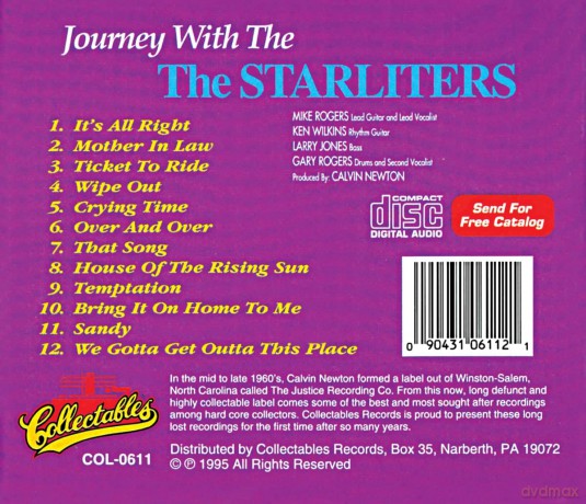 Starliters: Journey With The Starliters [CD]