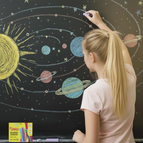 Jovi: JOVI School Chalks Kreide farbsortiert 1