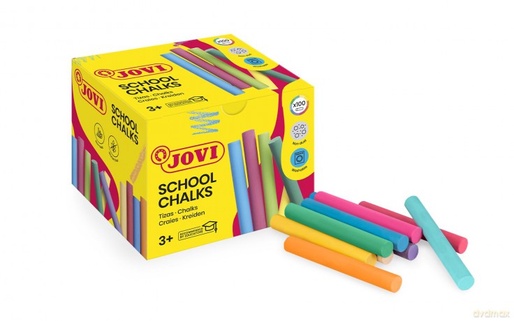 Jovi: JOVI School Chalks Kreide farbsortiert 1