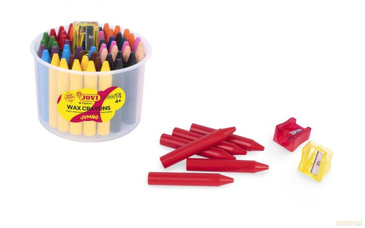 Jovi: JOVI Wax Crayons Jumbo Wachsmalstifte fa