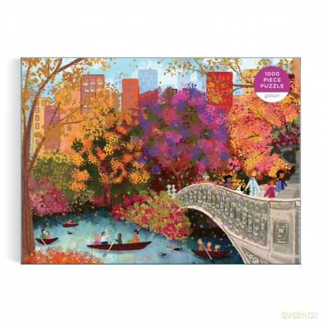 Joy Laforme Autumn on Bow Bridge 1000 Piece Puzzle [KSIĄŻKA]