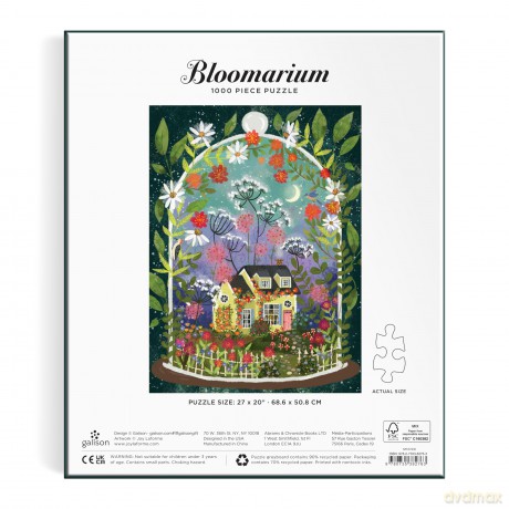 Joy Laforme Bloomarium 1000 Piece Puzzle [KSIĄŻKA]
