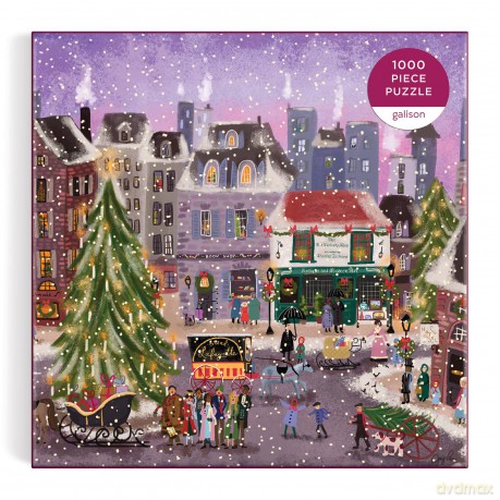 Joy Laforme Christmas Square 1000 Piece Puzzle in Square Box [KSIĄŻKA]