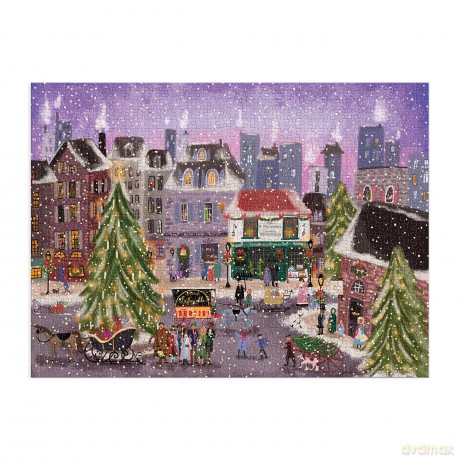 Joy Laforme Christmas Square 1000 Piece Puzzle in Square Box [KSIĄŻKA]