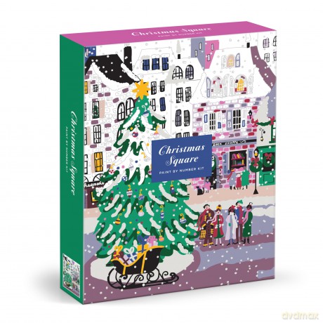Joy Laforme Christmas Square 9 x 12 Paint by Number Kit [KSIĄŻKA]