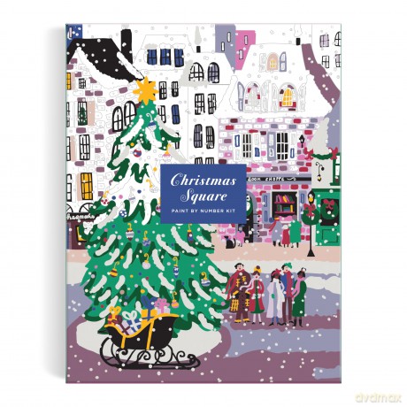 Joy Laforme Christmas Square 9 x 12 Paint by Number Kit [KSIĄŻKA]