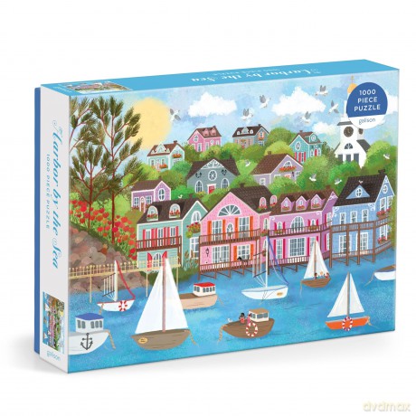 Joy Laforme Harbor by the Sea 1000 Piece Puzzle [KSIĄŻKA]