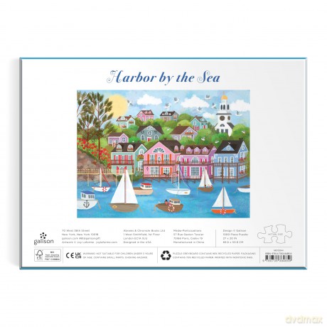 Joy Laforme Harbor by the Sea 1000 Piece Puzzle [KSIĄŻKA]