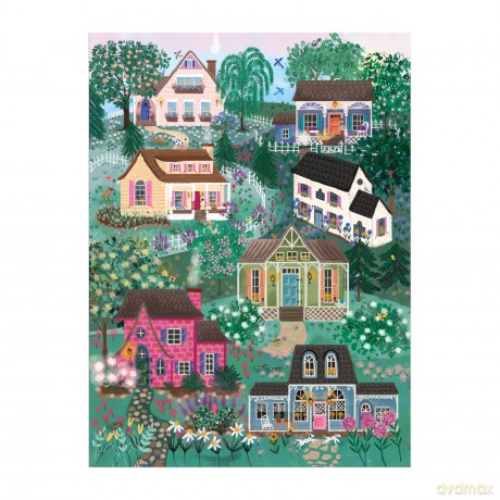 Joy Laforme The Cottage Hills 1000 Piece Puzzle in a Square Box [KSIĄŻKA]