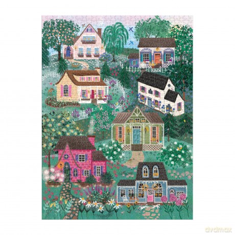 Joy Laforme The Cottage Hills 1000 Piece Puzzle in a Square Box [KSIĄŻKA]