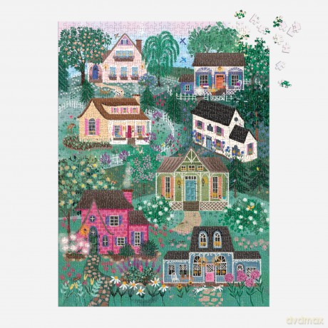 Joy Laforme The Cottage Hills 1000 Piece Puzzle in a Square Box [KSIĄŻKA]