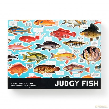 Judgy Fish 1000 Piece Puzzle [KSIĄŻKA]