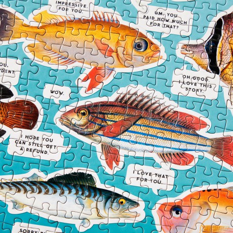 Judgy Fish 1000 Piece Puzzle [KSIĄŻKA]