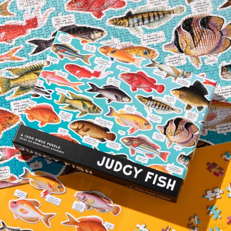 Judgy Fish 1000 Piece Puzzle [KSIĄŻKA]