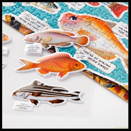 Judgy Fish 1000 Piece Puzzle [KSIĄŻKA]