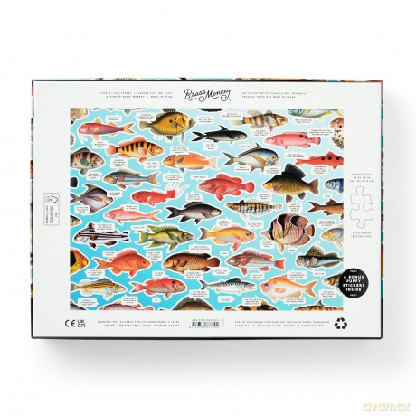Judgy Fish 1000 Piece Puzzle [KSIĄŻKA]