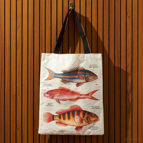 Judgy Fish Canvas Tote [KSIĄŻKA]