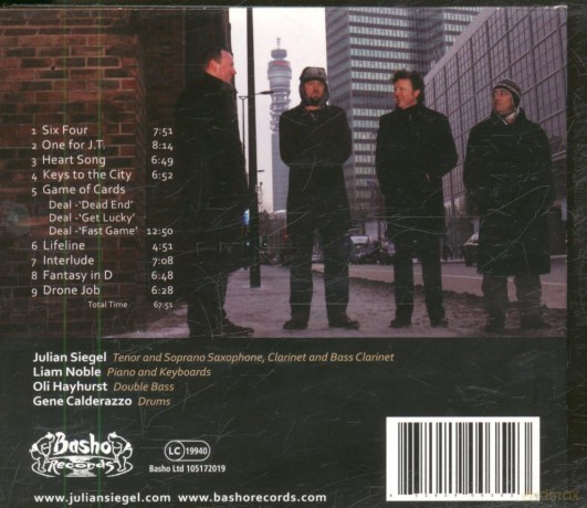 Julian Siegel Quartet-Urban Theme Park: Julian Siegel Quartet-Urban Theme Park [CD]