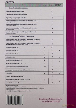 Egzamin potwierdzający kwalifikacje zawodowe A.18 Przykładowe zadanie [KSIĄŻKA]