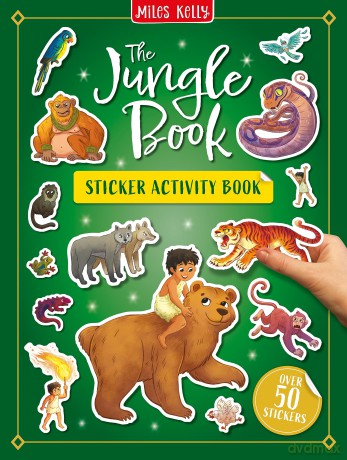 Jungle Bk Stickersticker A [KSIĄŻKA]