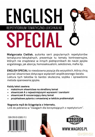 English Special. Repetytorium tematyczno-leksykalne [KSIĄŻKA]