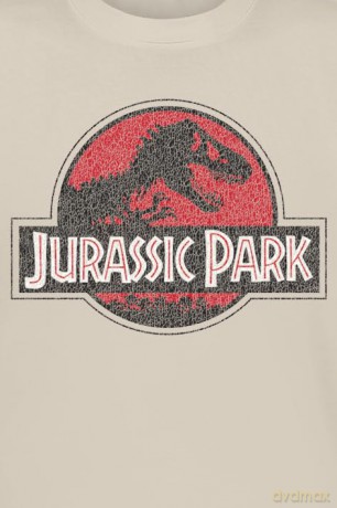 JURASSIC PARK - Grunge logo jurassic - T