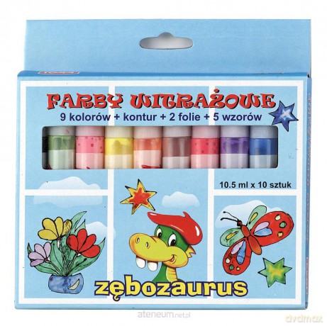 Farby witrażowe 9 kolorów